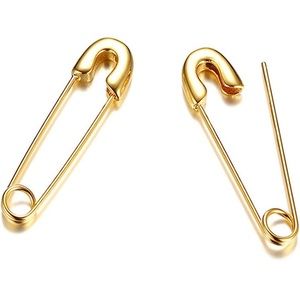 safety pin earrings